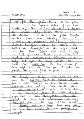 English | Bcom 5th sem | Hand written Notes | by Ritish bedi #RVIRGO | PDF