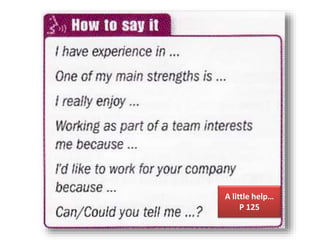 A little help…
P 125