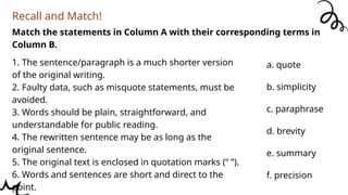 Column Sentence ENG 7 Q3, WEEK 5-1.pptxrrrrrrrrrrrrrrrrrrrrrrrrrr | PPTX