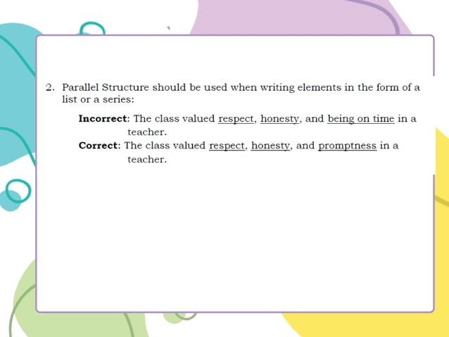 English 8 Quarter 3 Module 6.pptx Using Parallel Structures | PPTX ...