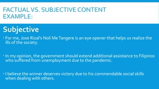 ENGLISH 9 WEEK 1 QUARTER 4 DIFFERENTIATIG BIAS AND PREJUDICES | PPTX