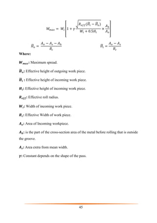 Mill Modulus Rolling Mill Process and Principles | PDF