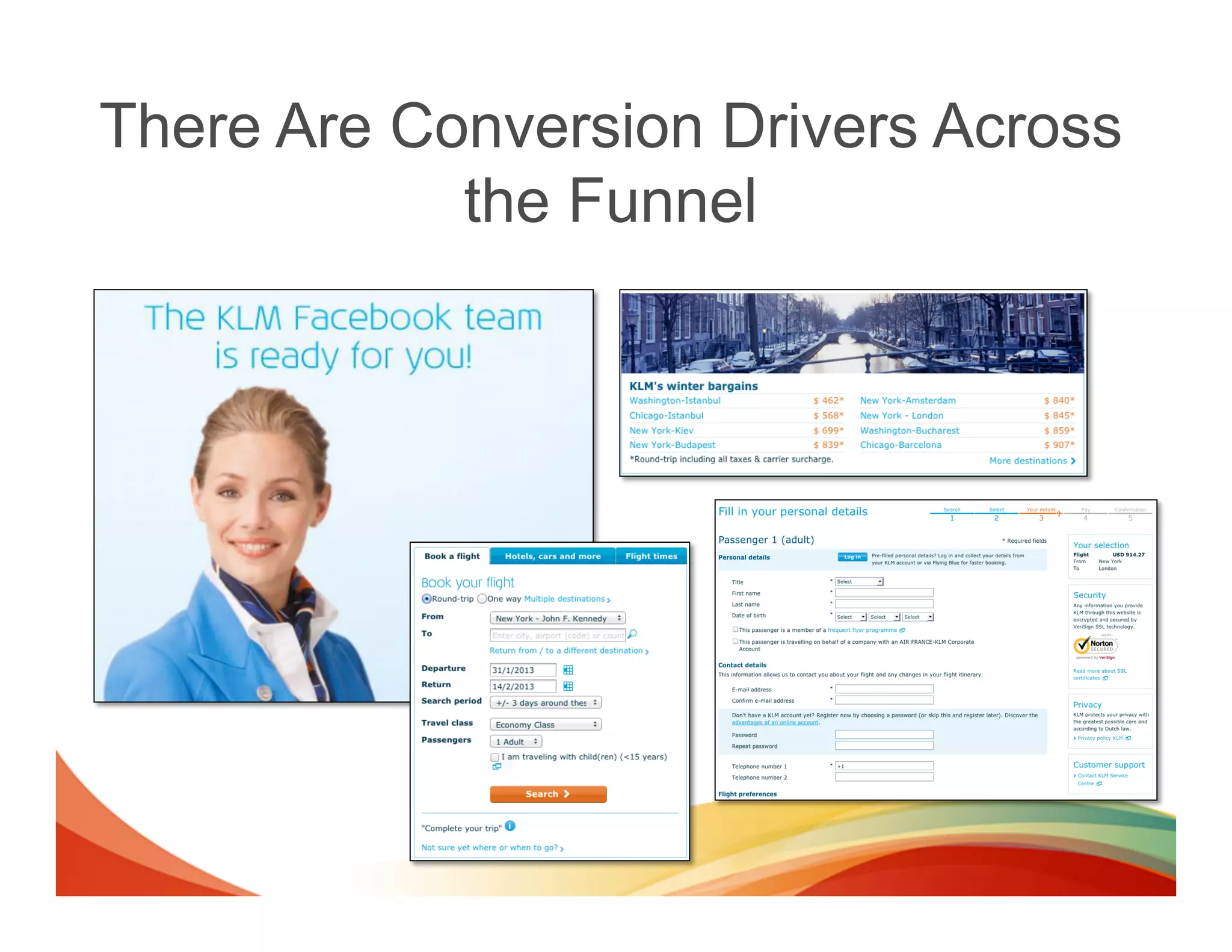 There Are Conversion Drivers Across
            the Funnel
 