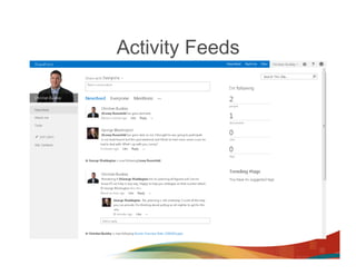 Activity Feeds
 