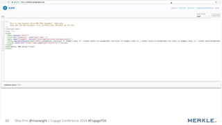 Max Prin @maxxeight | Engage Conference 2018 #EngagePDX30
 