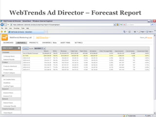An Introduction to Webtrends Ad Director