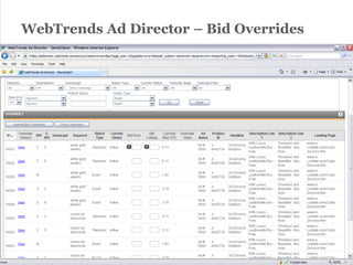 An Introduction to Webtrends Ad Director