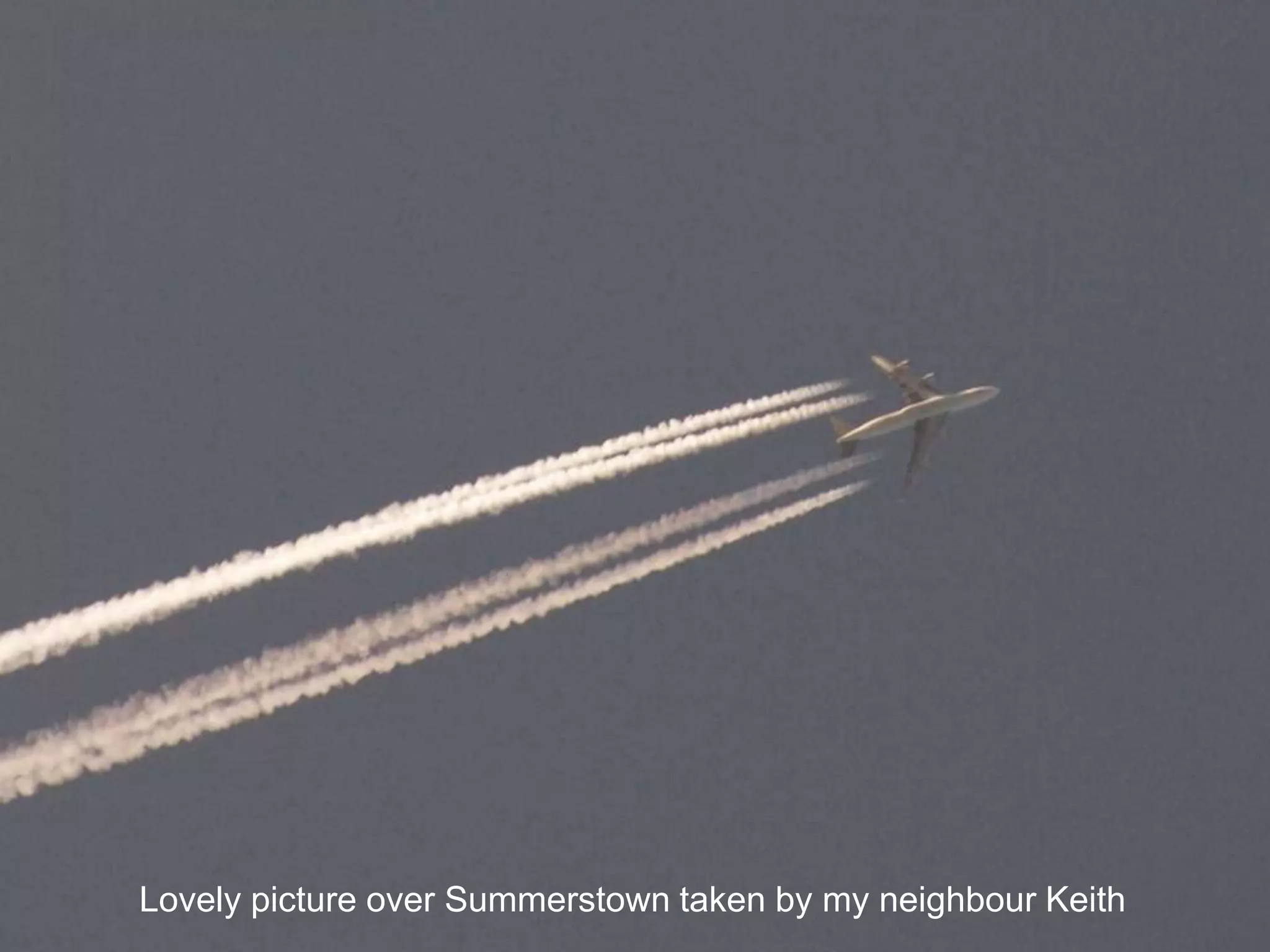 Lovely picture over Summerstown taken by my neighbour Keith
 