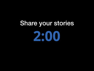 Share your stories
 