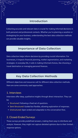Engage in Efficient Data Collection With the Best Data Collection ...