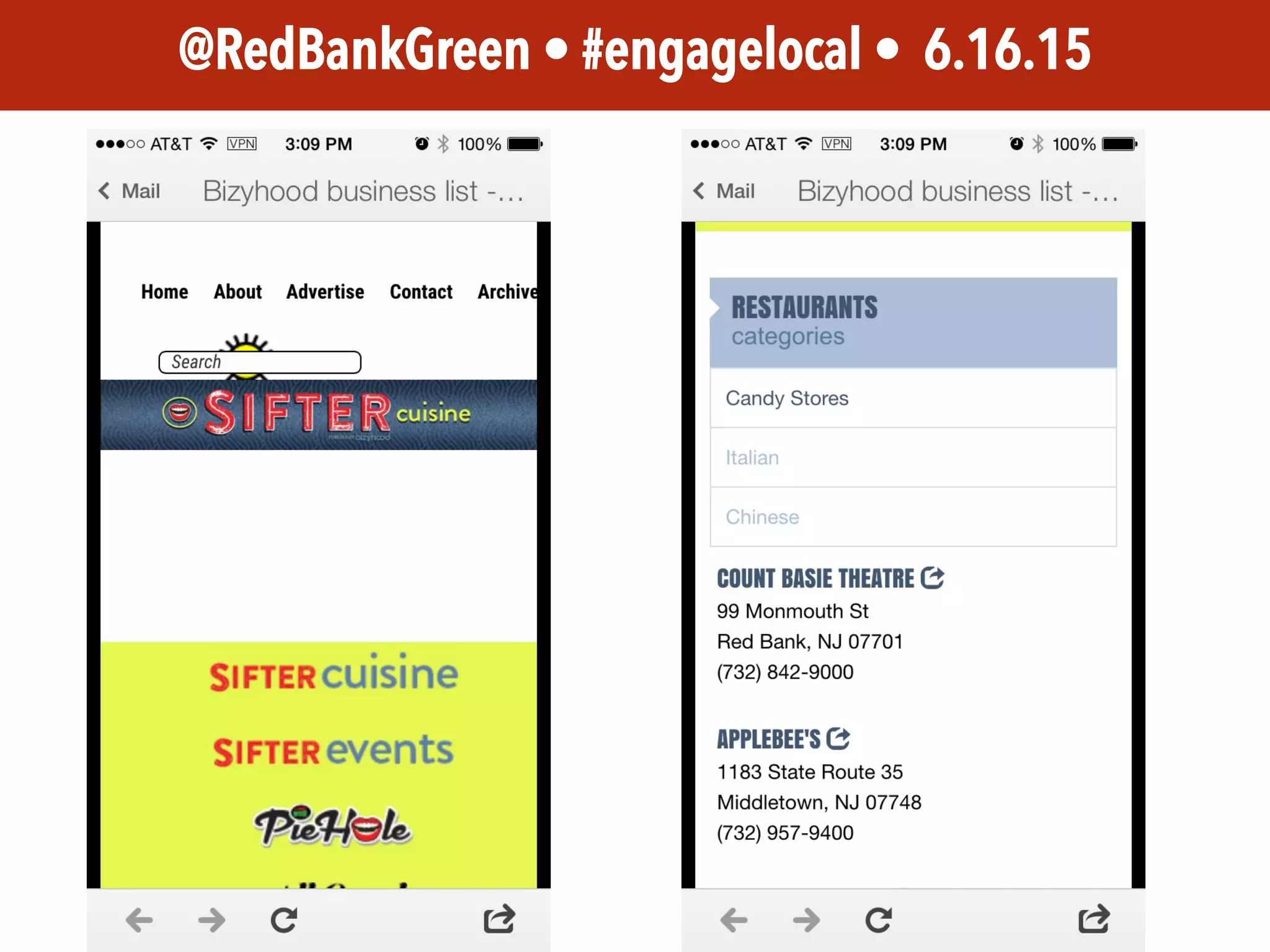 JEM 499 • @jbatsell • 10.7.14@RedBankGreen • #engagelocal • 6.16.15
 