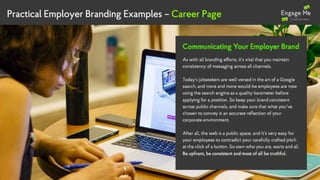 Practical Employer Branding Examples – Career Page
 