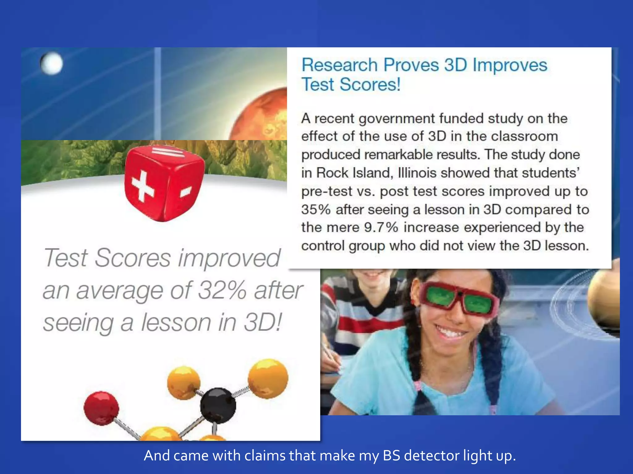 And came with claims that make my BS detector light up.
 