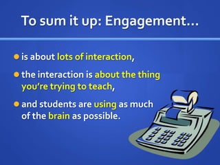 Measuring & Maximizing Learner Engagement