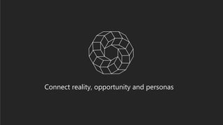 49
Connect reality, opportunity and personas
 