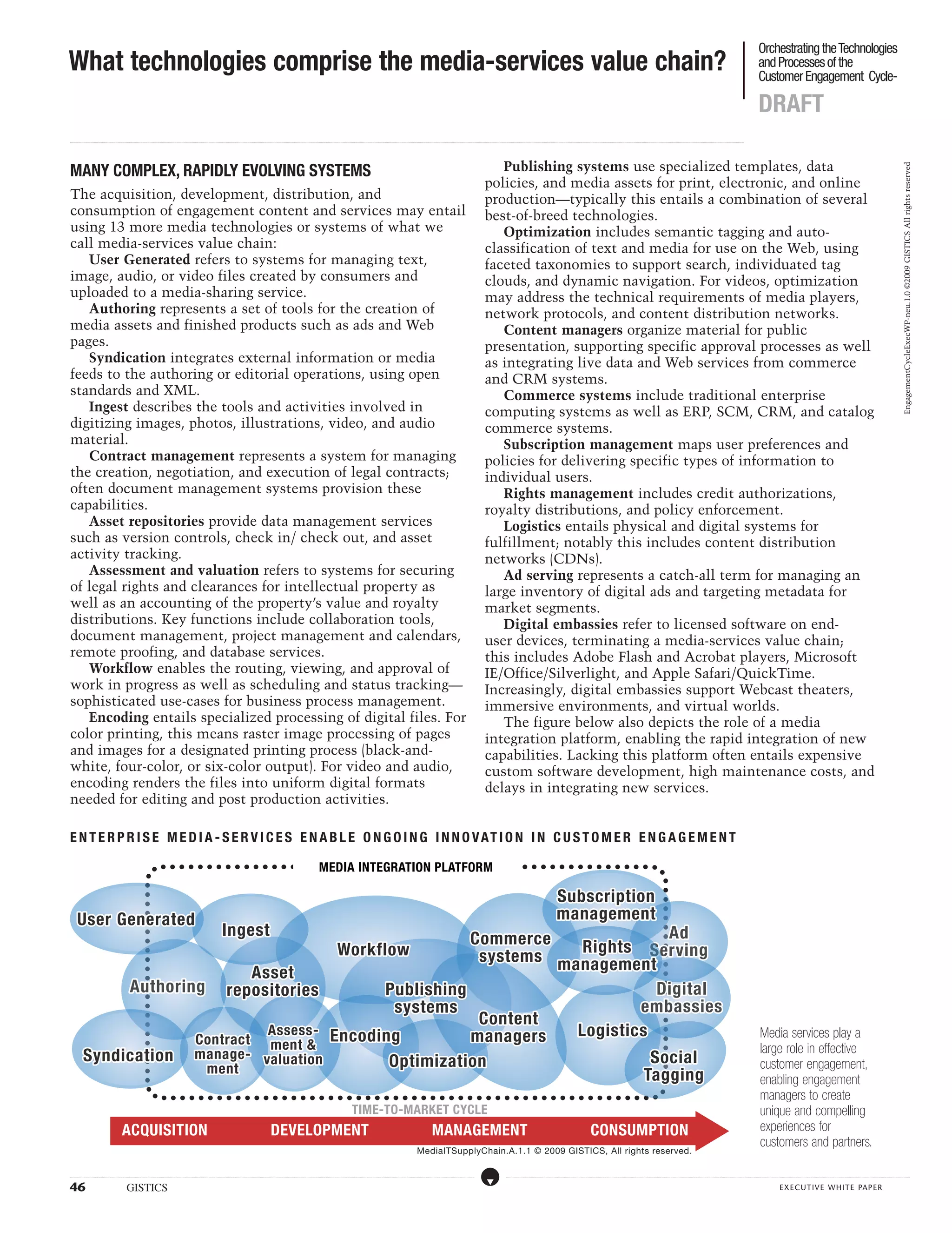 Orchestrating the Technologies and Processes of the Customer Engagement Cycle