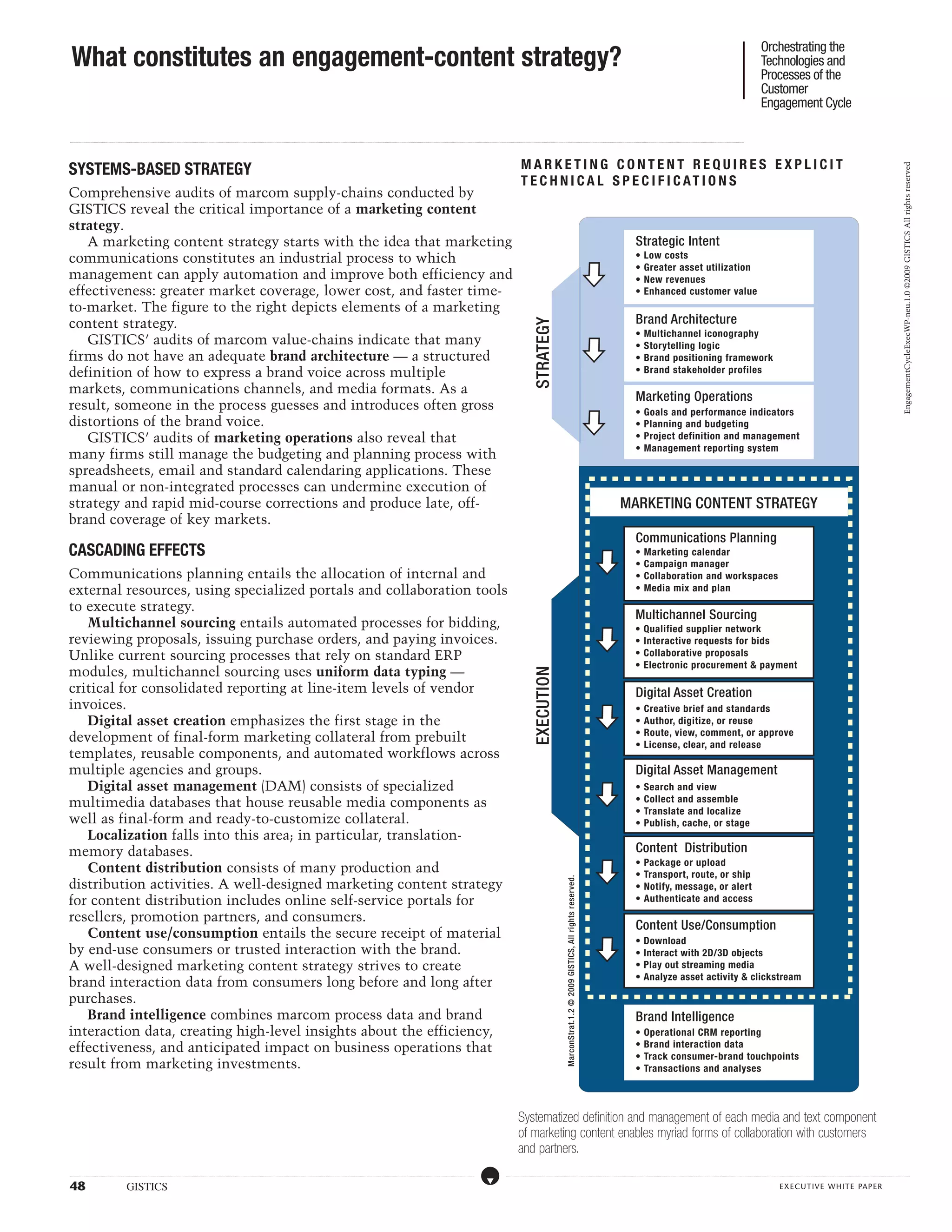 Orchestrating the Technologies and Processes of the Customer Engagement Cycle