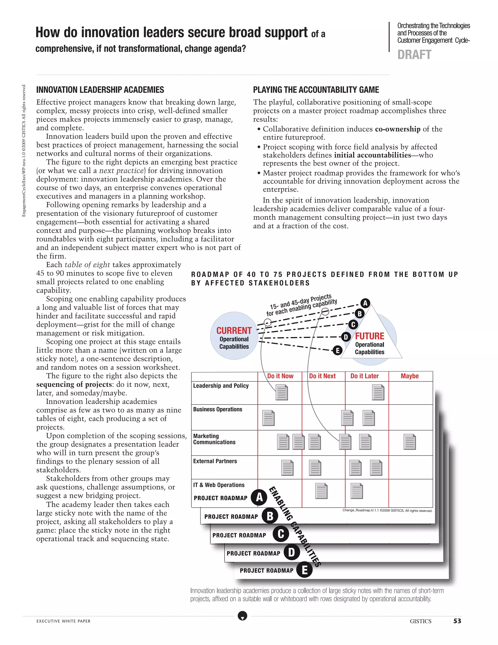 Orchestrating the Technologies and Processes of the Customer Engagement Cycle