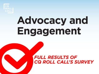 CQ Roll Call Advocacy and Engagement Survey