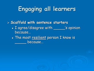 EngagementStrategiesHS.ppt strategy strategies | PPT