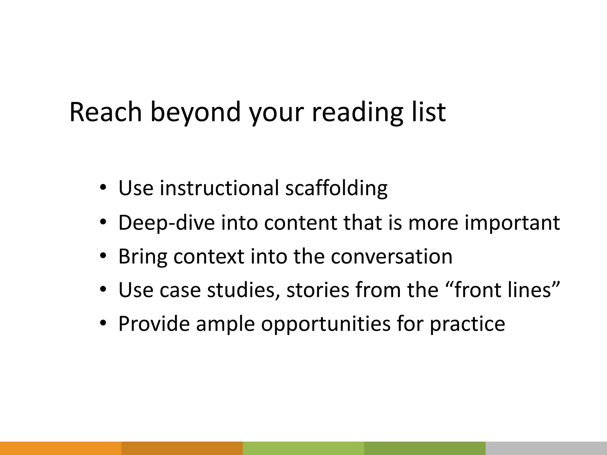 Engagement: Talking Slides