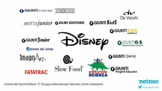 @pasqborriello
I brand del Giunti Editore: 3° Gruppo editoriale per fatturato (fonte Databank)
 