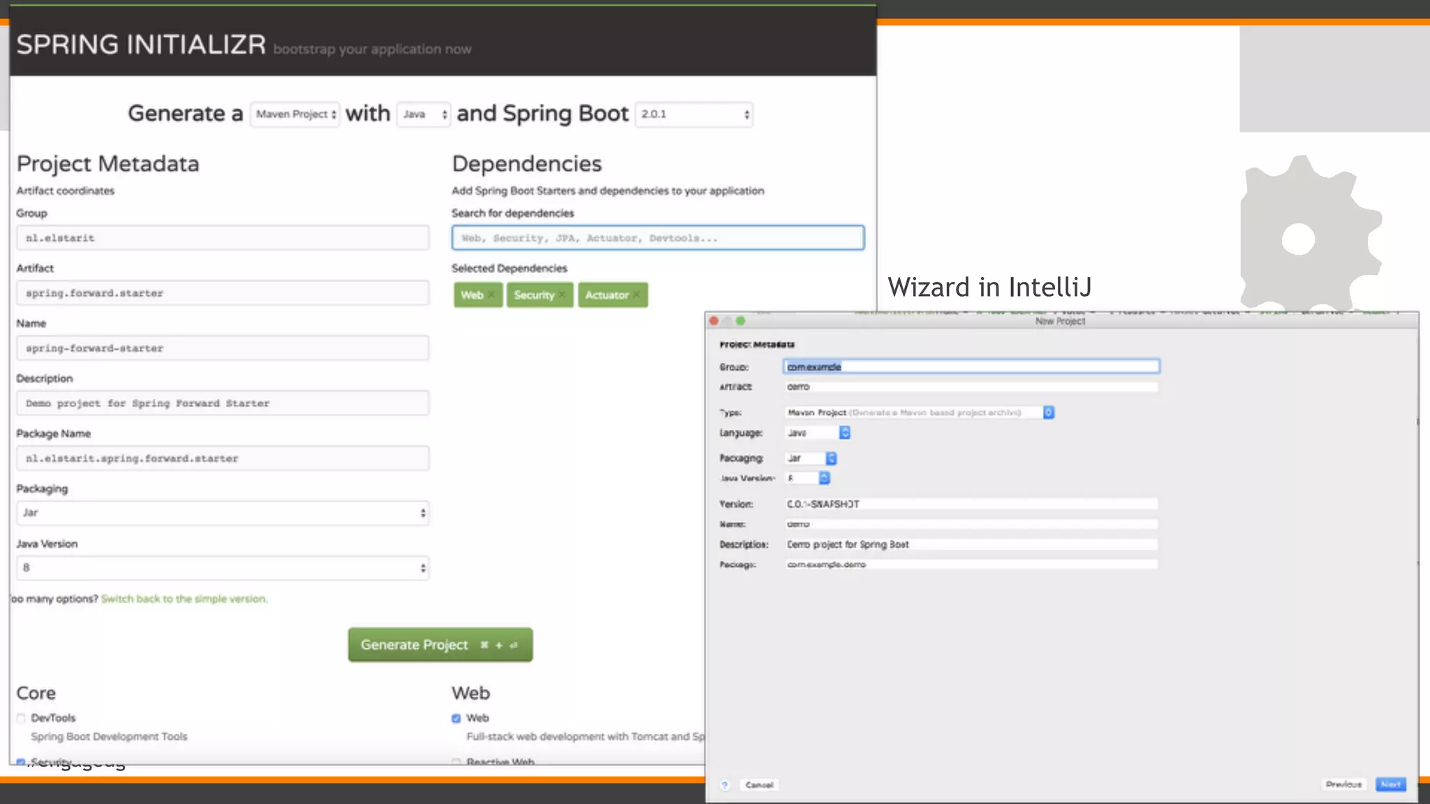 #engageug 14 Wizard in IntelliJ 