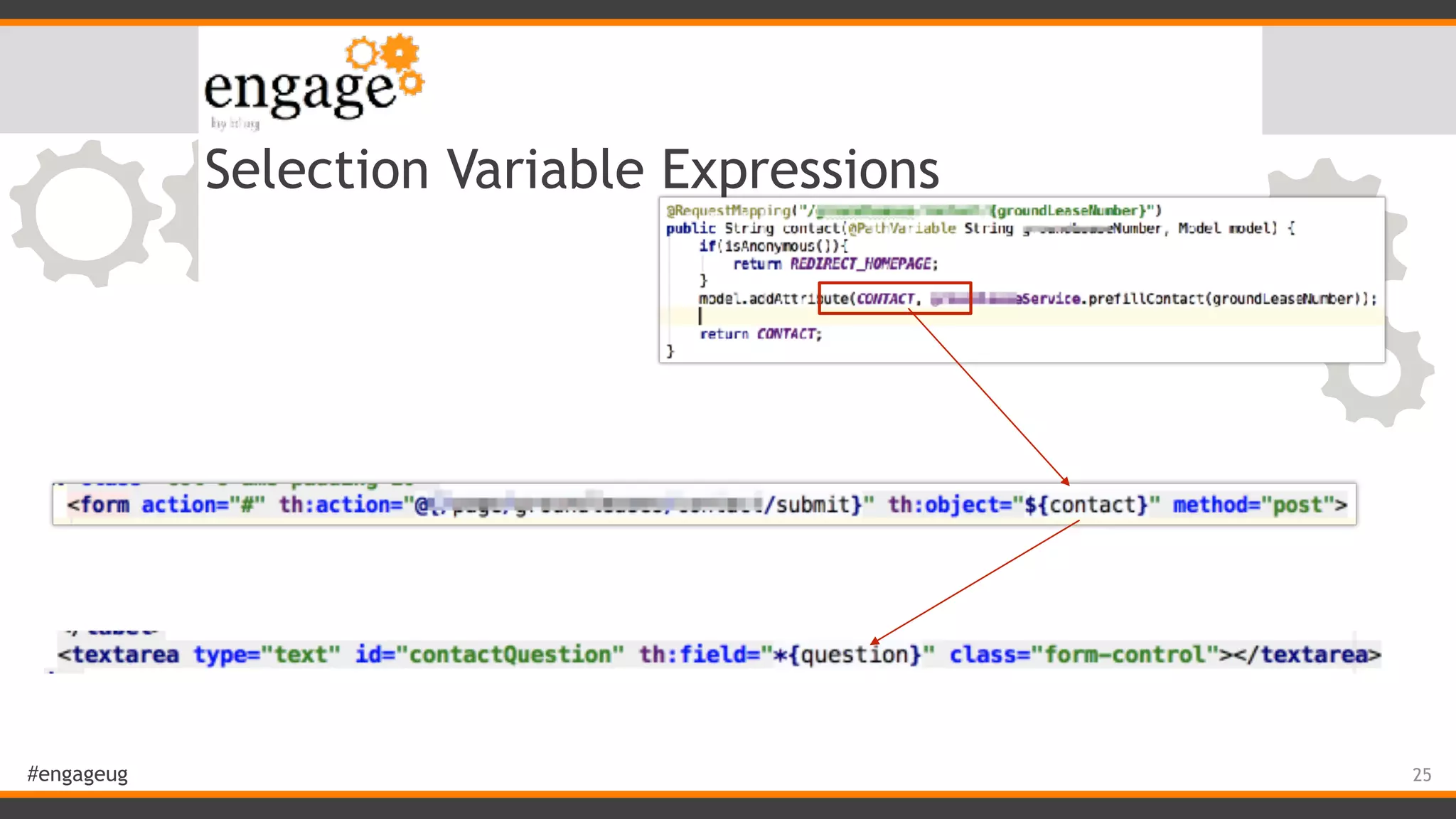 #engageug Selection Variable Expressions 25 