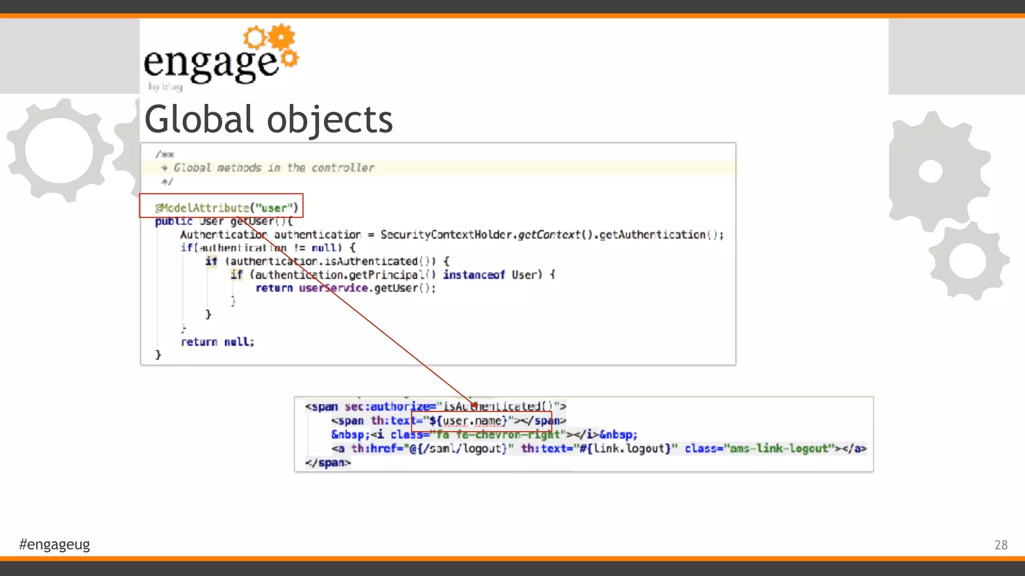 #engageug Global objects 28 
