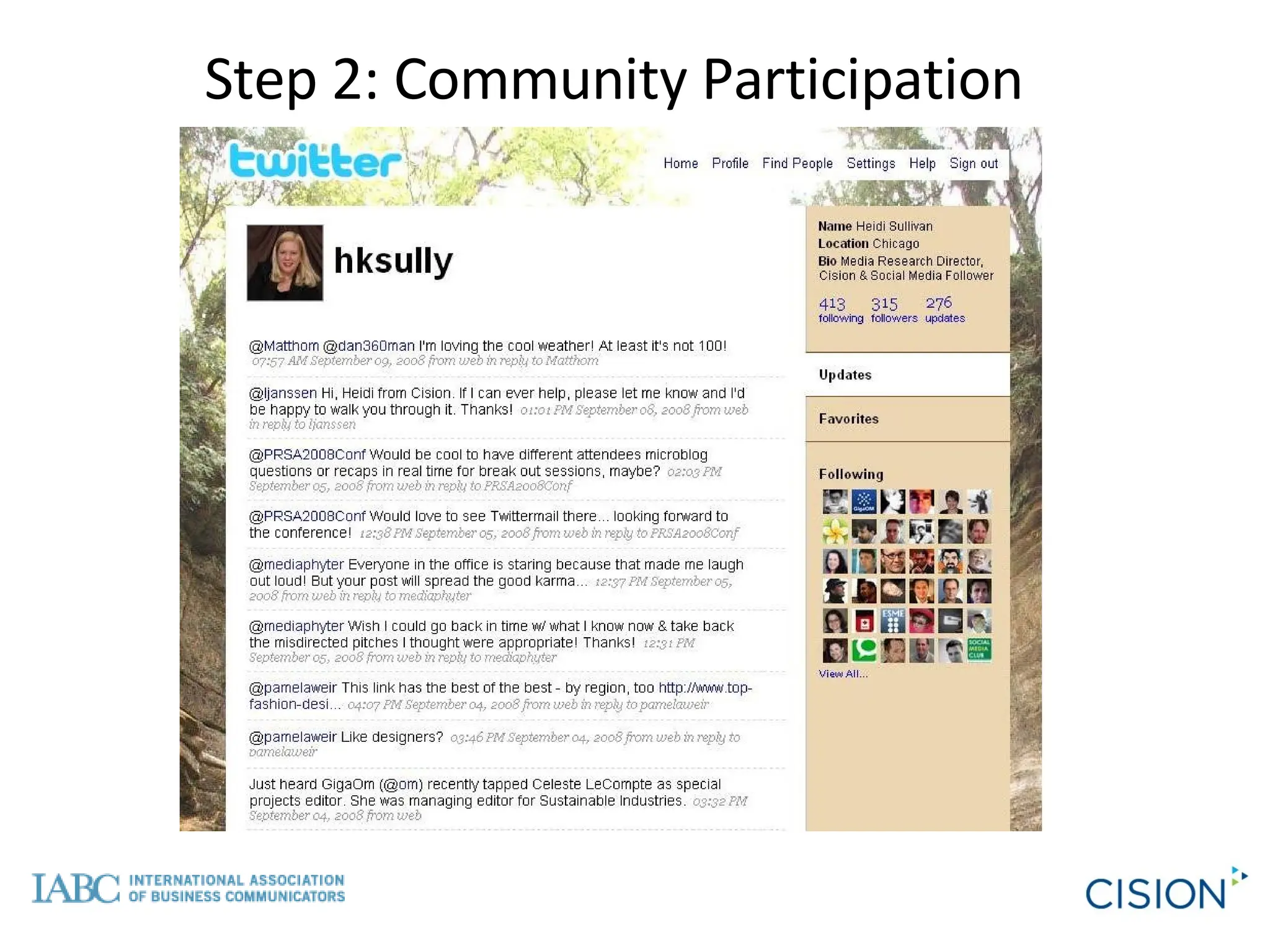 Step 2: Community Participation 