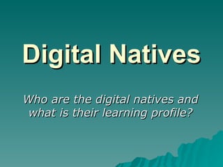 Engaging Digital Natives Through Blogging