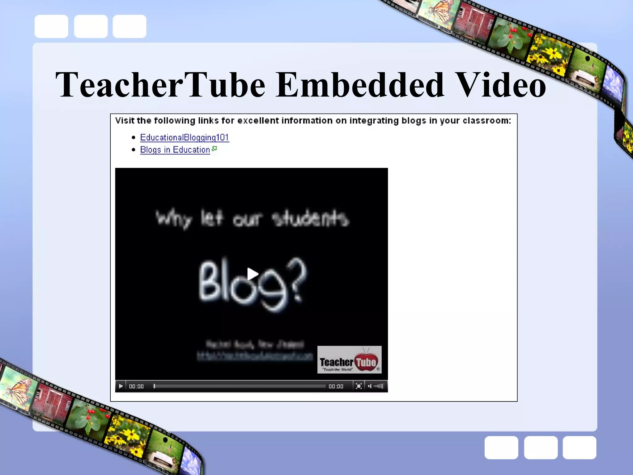 TeacherTube Embedded Video 