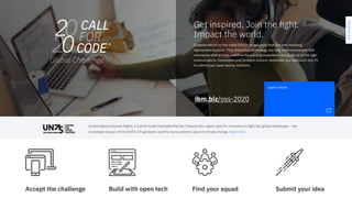 Engaging Open Source Developers to Develop Tech for Good through Code and Response™ with The Linux Foundation