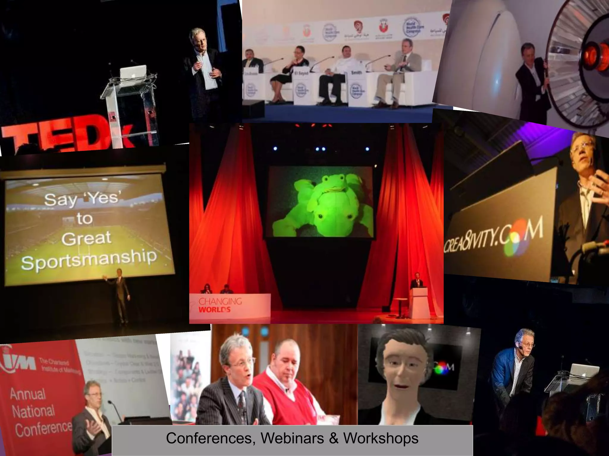 4
Conferences, Webinars & Workshops
 