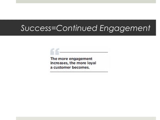 Success=Continued Engagement
 