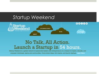 Startup Weekend
 