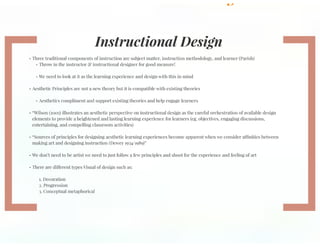 Engaging Design and Learning