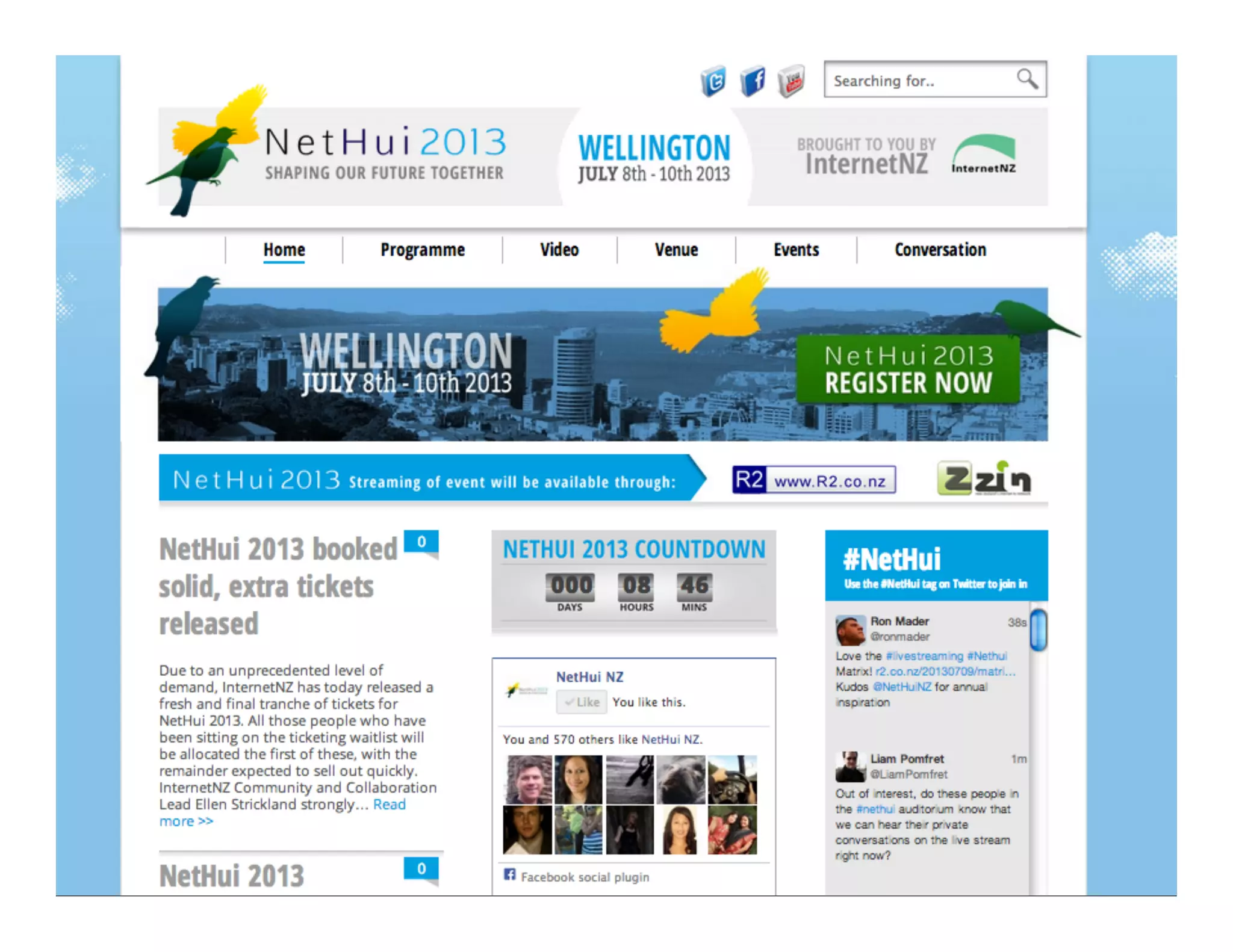 Be part of the conversation
 