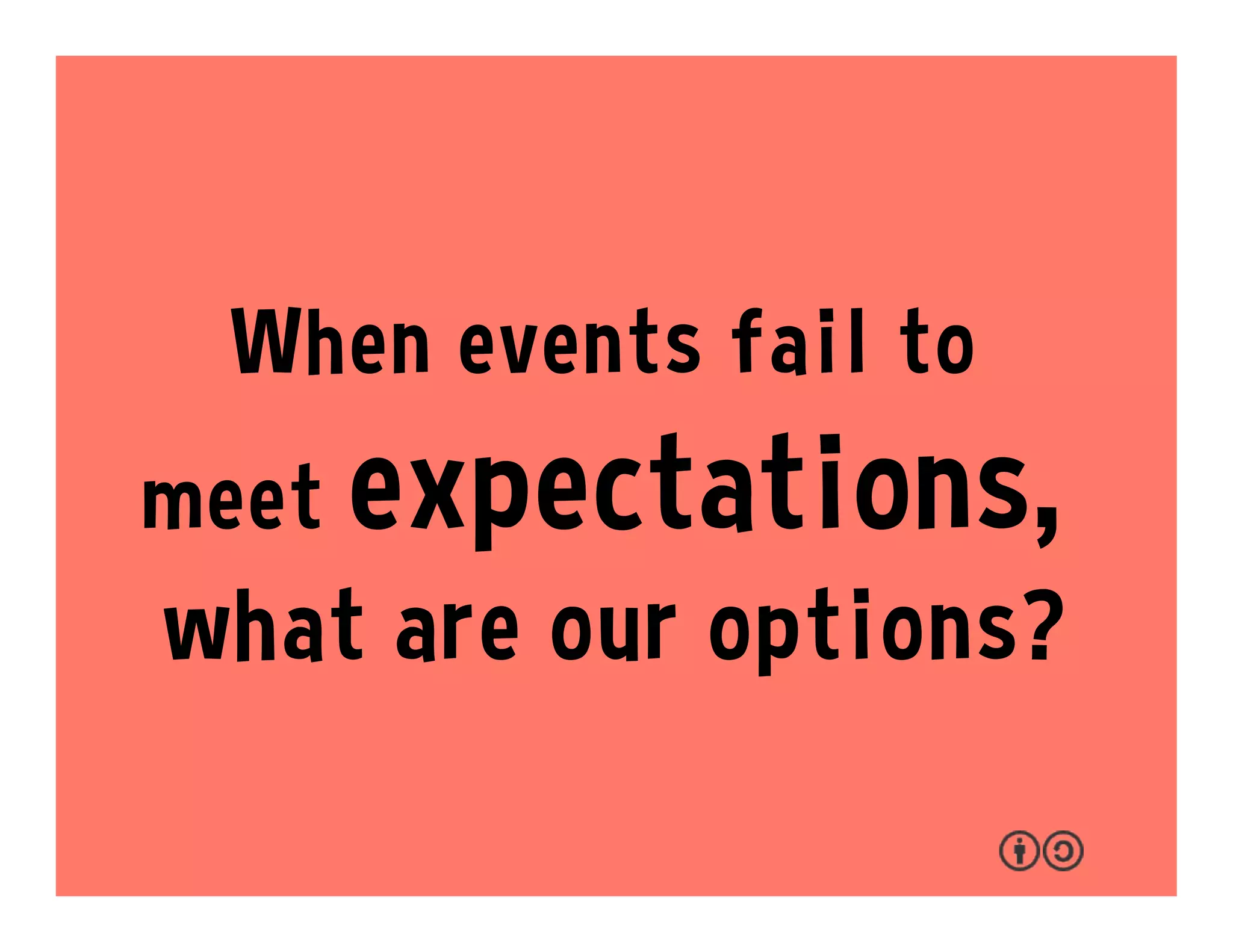 Good Practices
• Accessibility
• Diversity and Local Engagement
• Food Recycling or Compost
• Free Wi-Fi and Livestreaming
• Paying Speakers
• Public Transportation
• Transparency
 