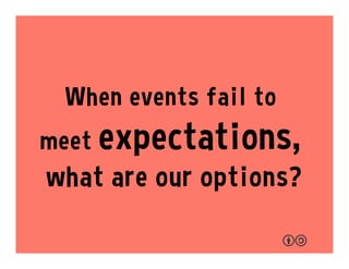 Good Practices
• Accessibility
• Diversity and Local Engagement
• Food Recycling or Compost
• Free Wi-Fi and Livestreaming
• Paying Speakers
• Public Transportation
• Transparency
 