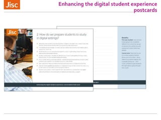 Enhancing the digital student experience
postcards
 