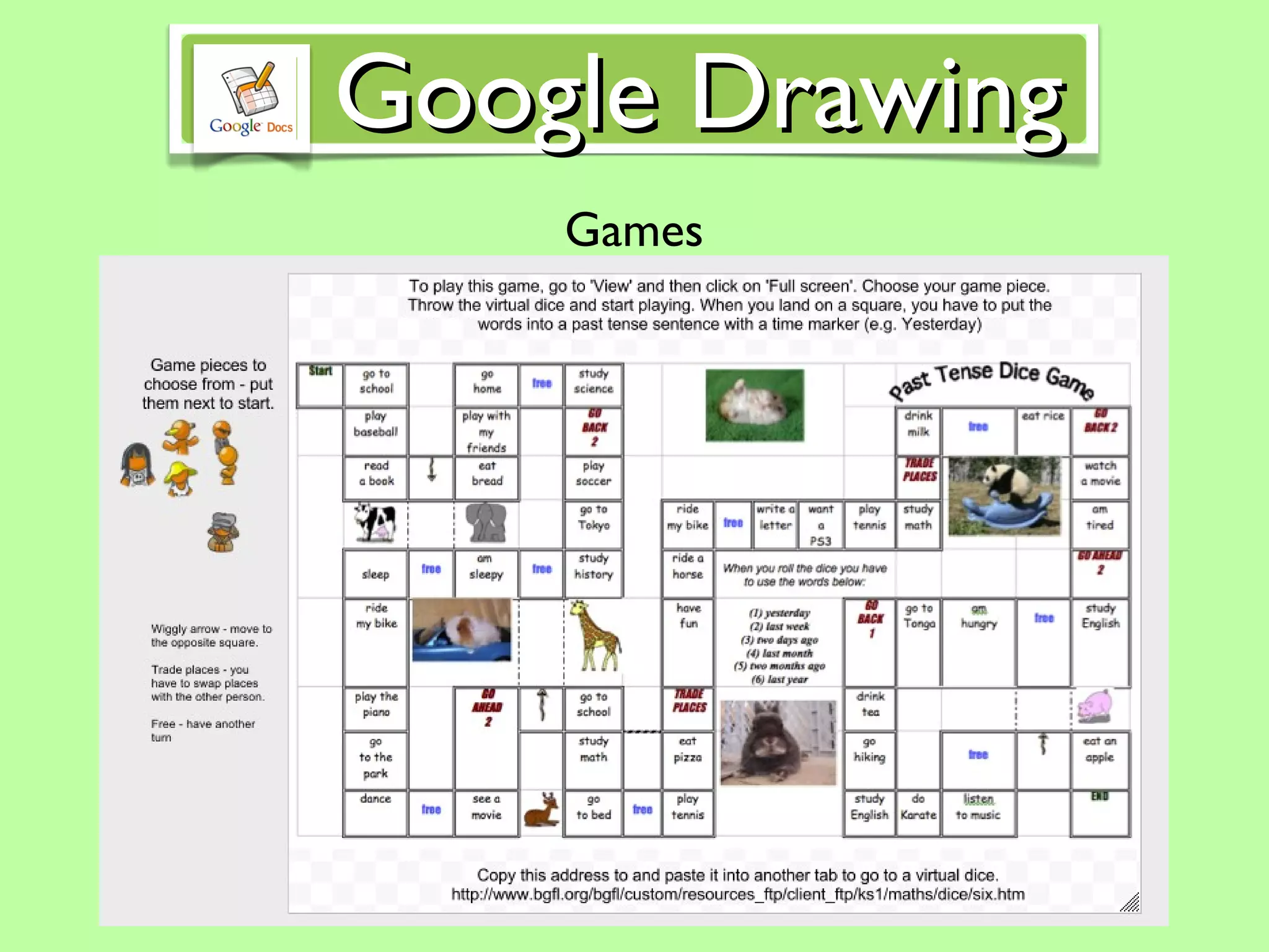 Games Google Drawing