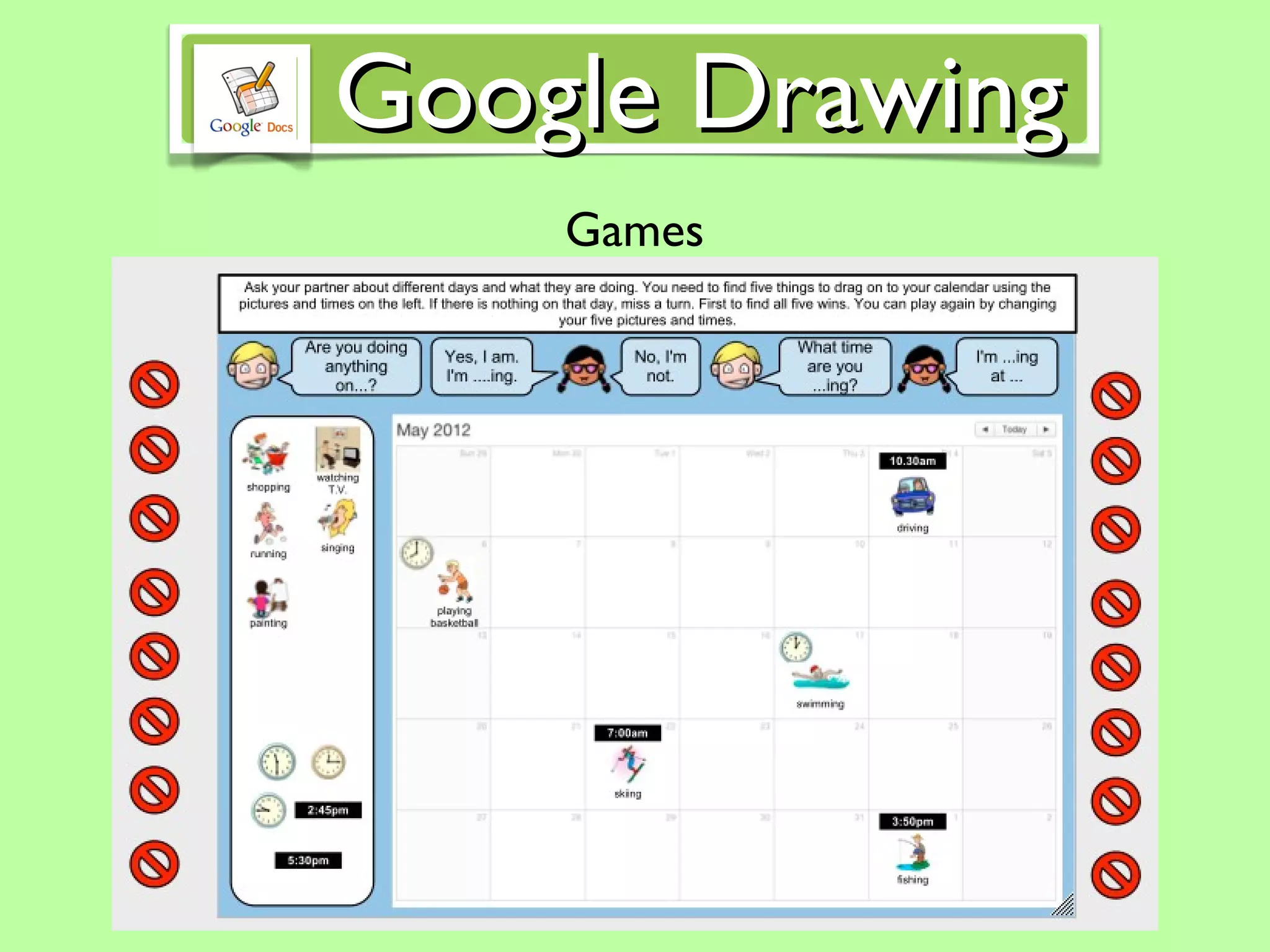 Games Google Drawing