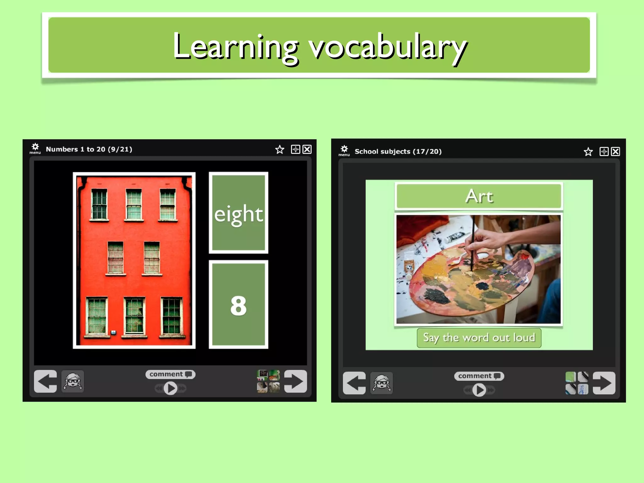 Learning vocabulary