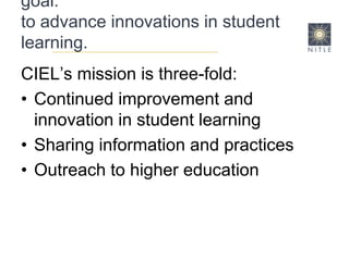 Life-like audio/video experienceIntercampus CoursesHigh-Definition Videoconferencing, Shared Academics and the Liberal Arts College, Eric Jansson, NITLESunoikisis, Virtual Department of Classical StudiesIntercampus Team Taught CoursesProgram Evaluation and Model Design, PIs: Susan Frost, Emory University & Deborah Olsen, Virginia Tech Evaluation Report and How to guide available at:  http://www.colleges.org/techcenter/Archives/reports.html