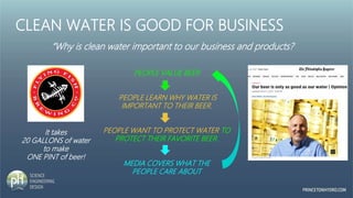 Making the Business Case on Clean Water Issues to the Media