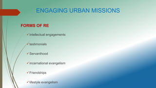 Engaging missions in a dynamic world