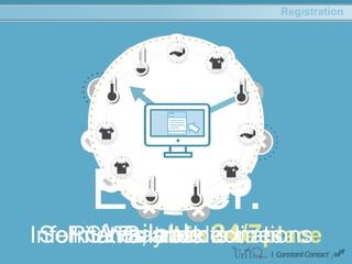 Registration
Information all in one place
Easier.
Available 24/7RSVPs and declinesPaymentsSell items, track donations
 