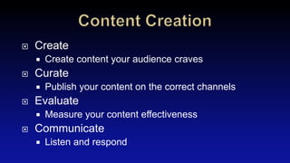 Engaging social media content | PPTX