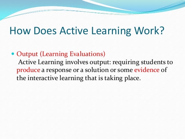 Learning Topic For Inactive Prince 2004 Does Active Learning Work – LHAHG